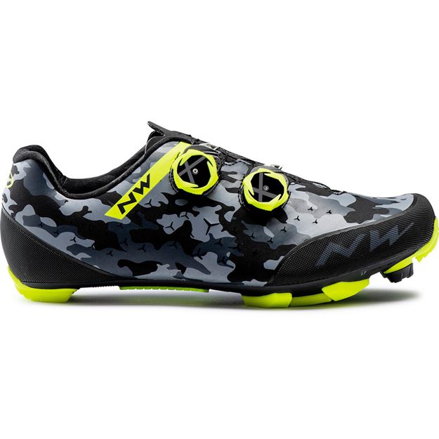 Picture of NORTHWAVE -  REBEL 2 MAN CAMO BLK/YEL.FLUO